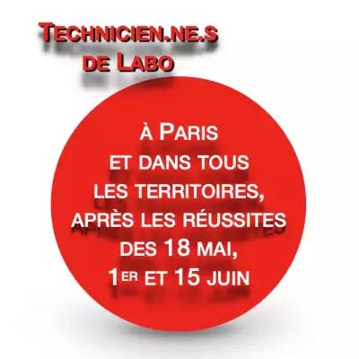 Grève nationale des Techniciens.ne.s de Laboratoire : une profession oubliée et combative