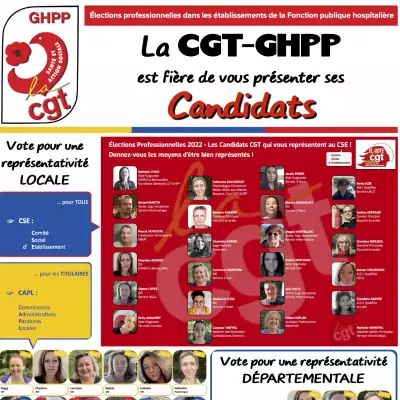 Nos Candidats aux élections professionnelles 2022