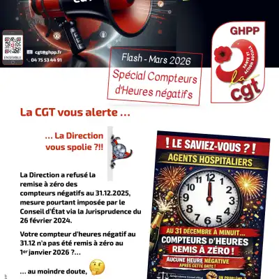 L'Alerte - Flash Spécial Compteurs d'heures négatifs