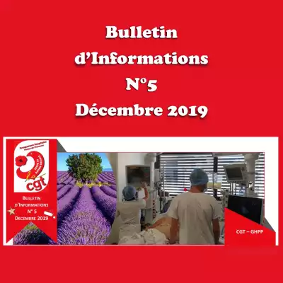 Bulletin d'Informations N°5 - Décembre 2019