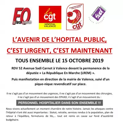 Manifestation du 15 Octobre 2019