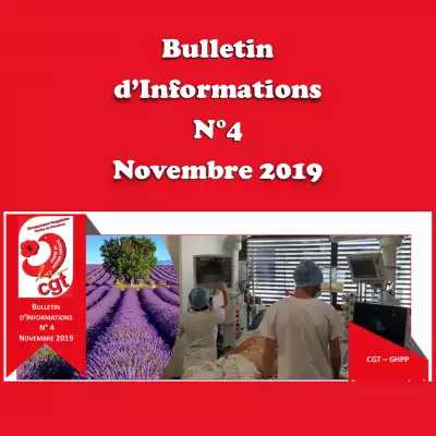 Bulletin d'Informations N°4 - Novembre 2019