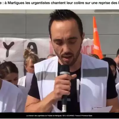 La chanson des urgentistes en grève de l'hôpital de Martigues