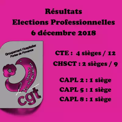 Résultats des Élections Professionnelles 2018