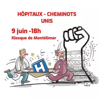 Mobilisation Hôpitaux - Cheminots, unis pour des services de proximité