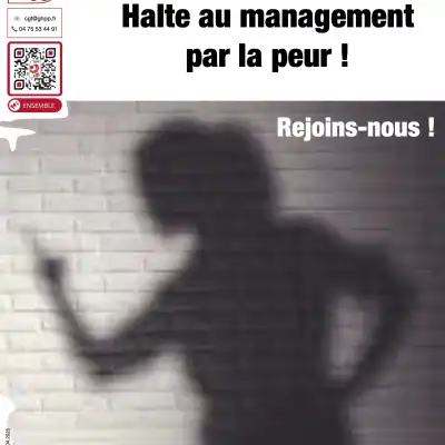 Avec la CGT Halte au management par la peur !