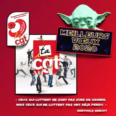 Vœux 2020 CGT Groupement Hospitalier Portes de Provence