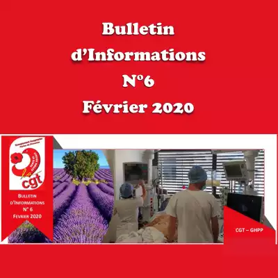 Bulletin d'Informations N°6 - Février 2020