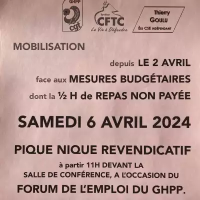 Forum de l'Emploi ? Pique-Nique revendicatif !