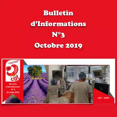 Bulletin d'Informations N°3 - Octobre 2019