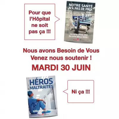 Mobilisation et Grève - Soutien à l'Hôpital Public