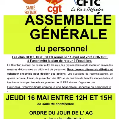 Tract Intersyndical du 18/04/2019