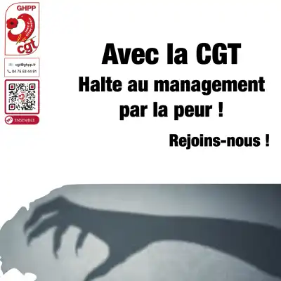 Avec la CGT Halte au management par la peur