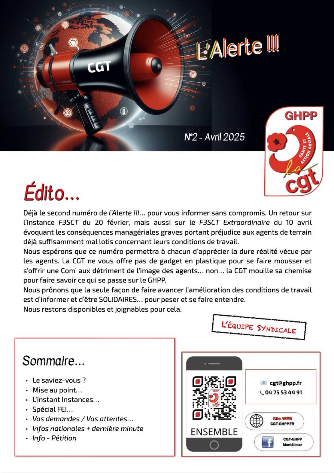 L'Alerte N°2 - Avril 2025 - p.1