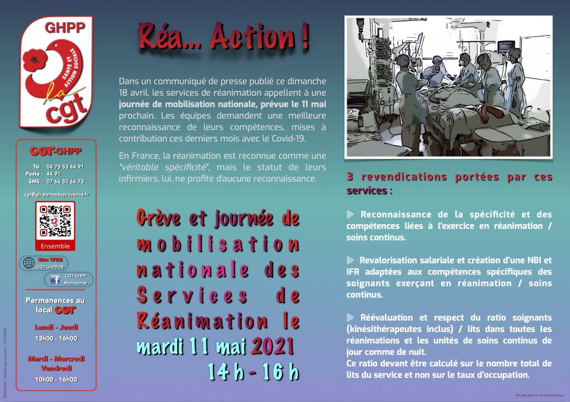 Mobilisation Réa…action le 11 mai 2021
