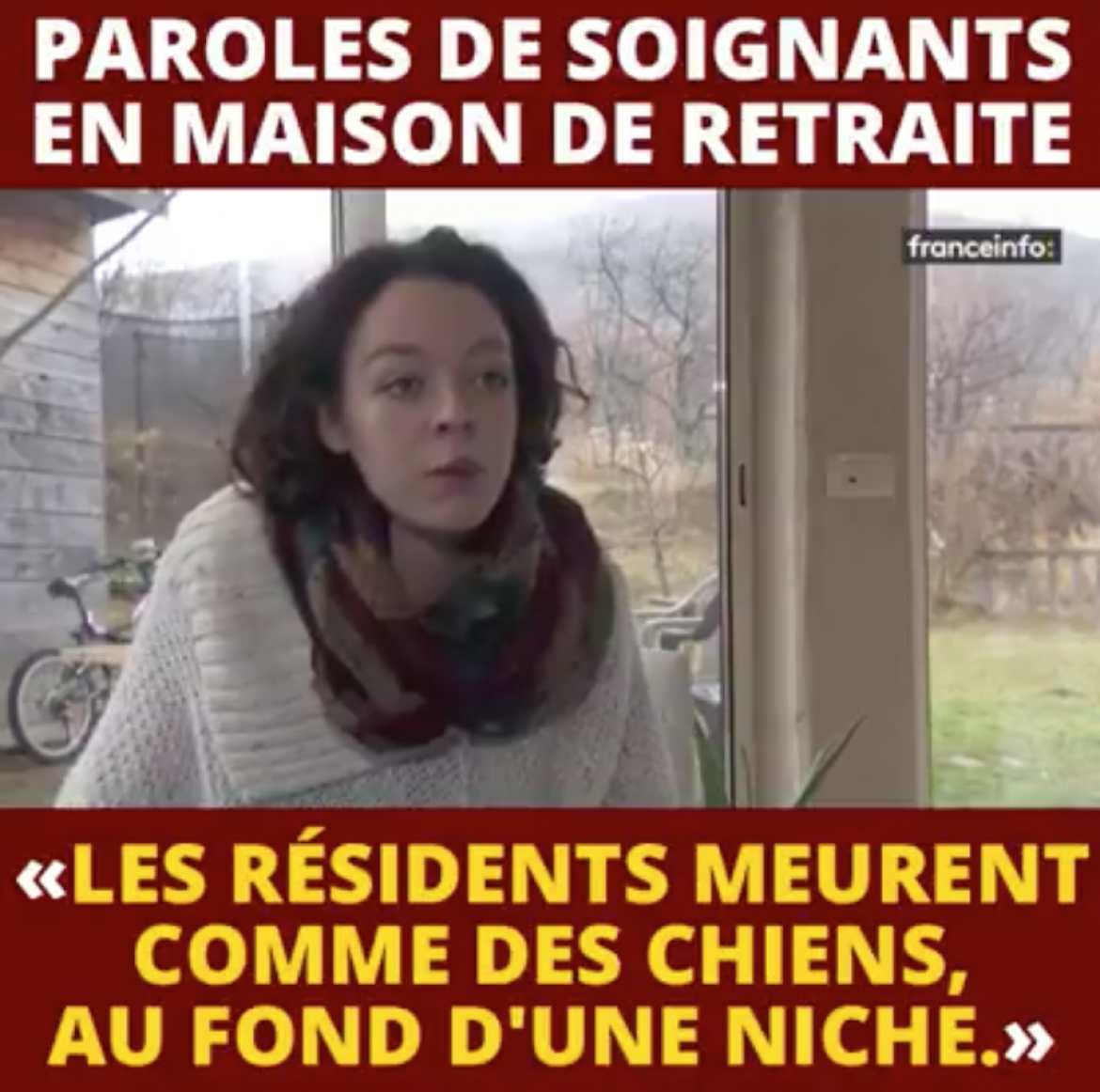 Paroles de soignants en maison de retraite