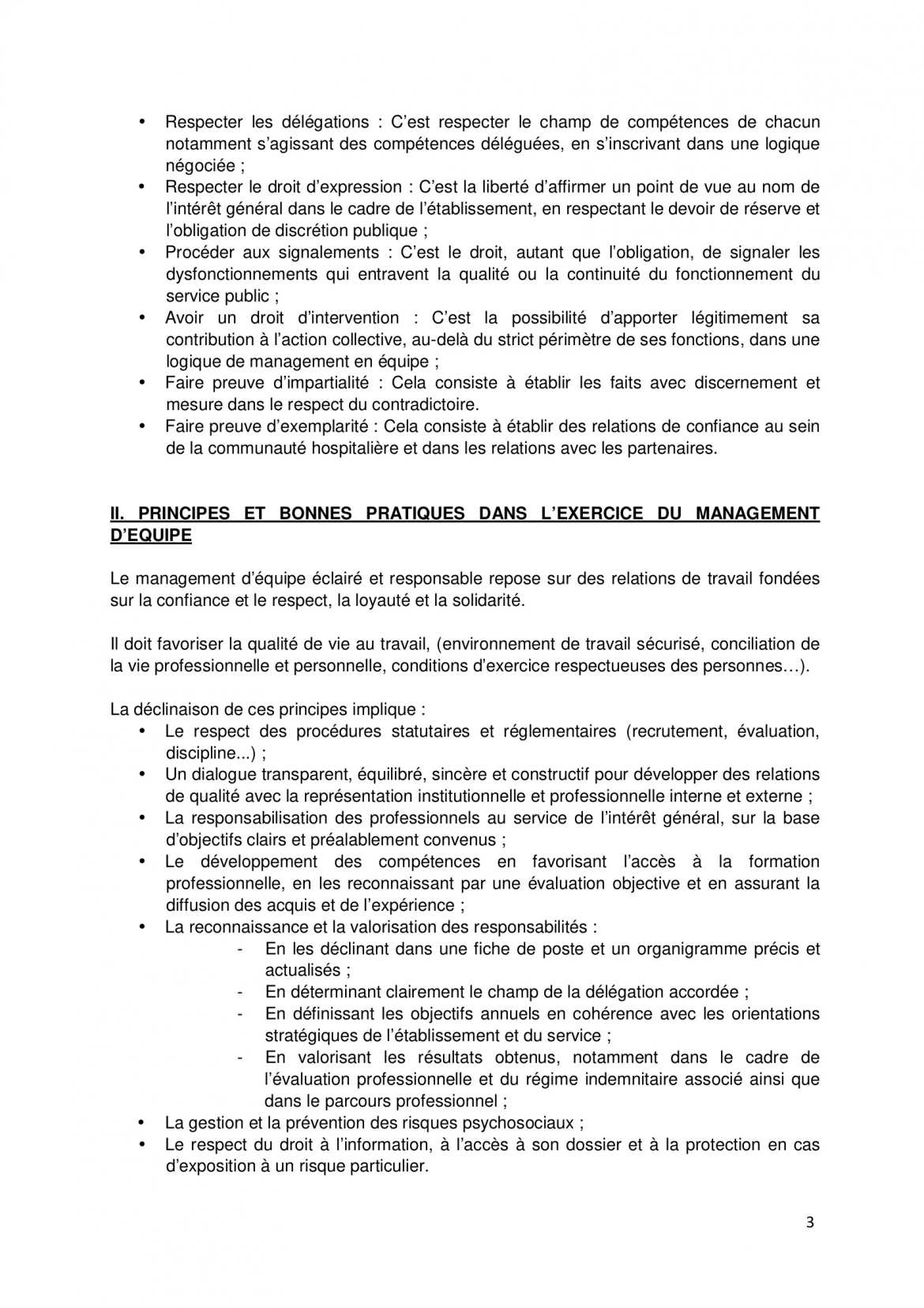 Charte de l'Éthique et de la Responsabilité des Directeurs de la FPH - p.3