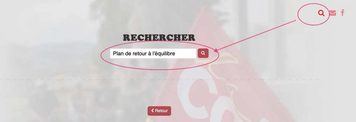 Pour faire votre recherche thématique