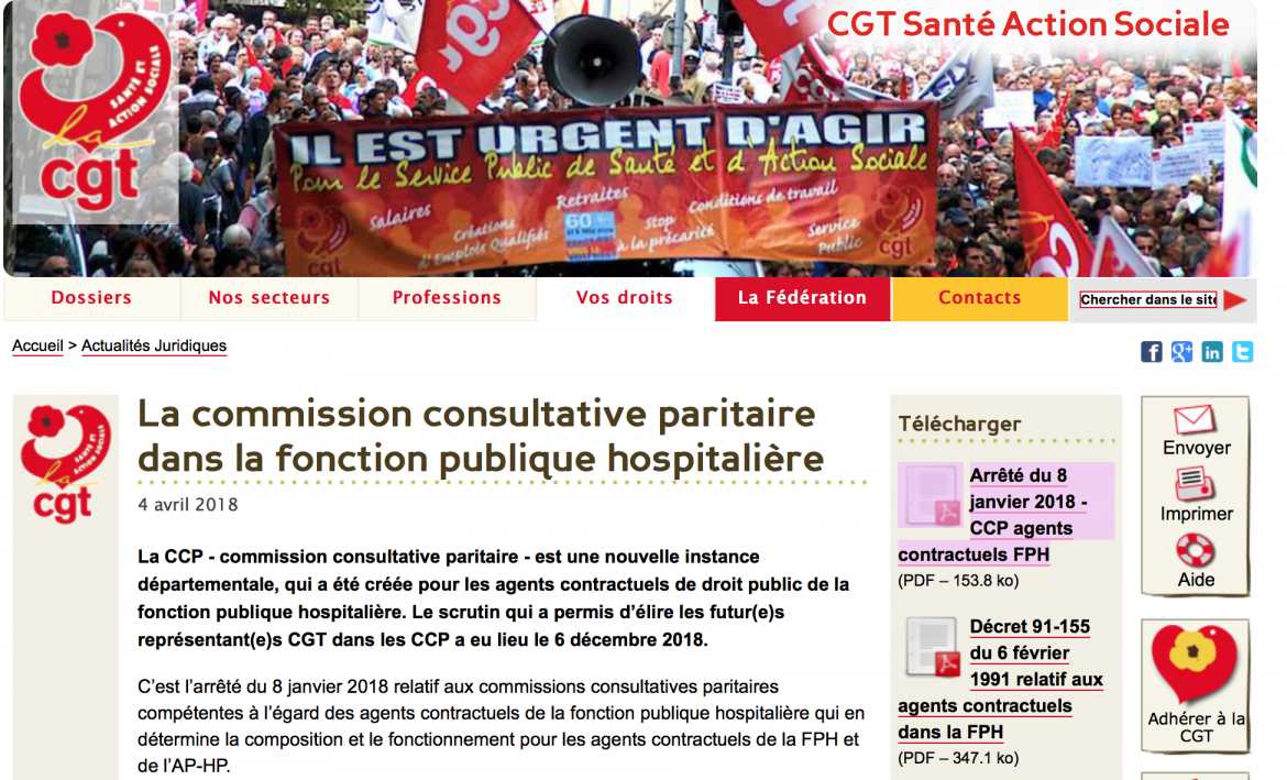 CGT Santé et Action Sociale - le Site