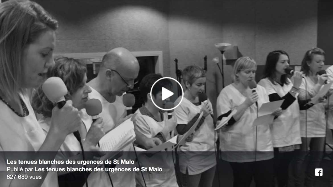 Les tenues blanches des urgences de St Malo