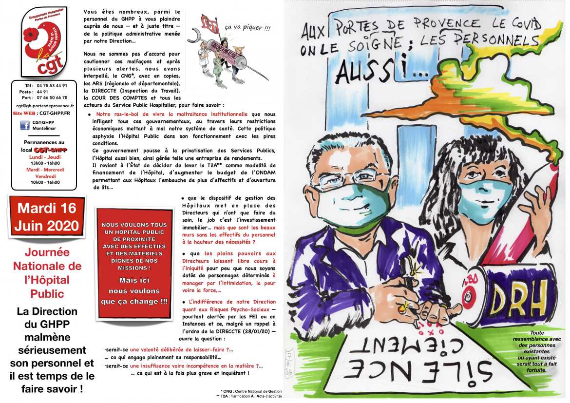 Aux Portes de Provence on soigne le COVID ; les Personnels aussi… - Recto