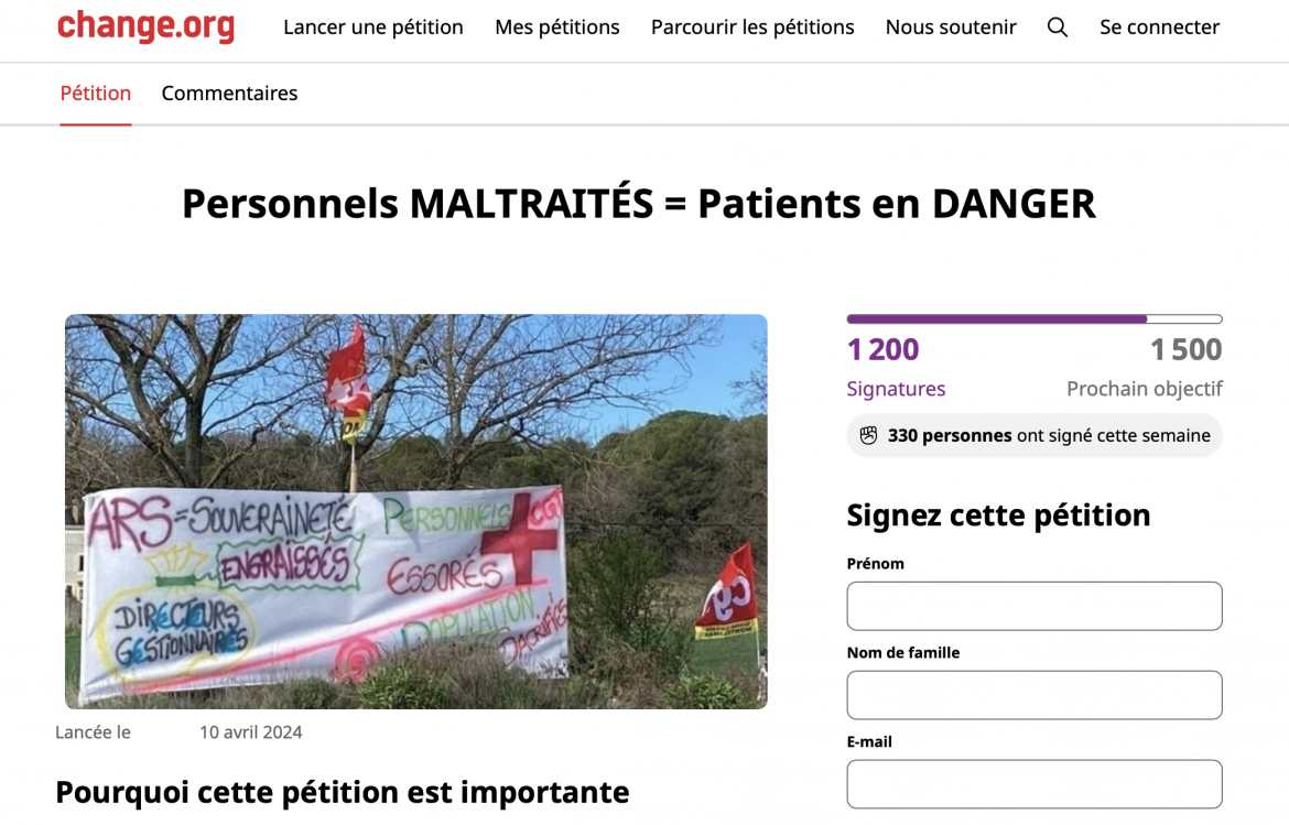 Lutte gagnante pour cette Pétition.