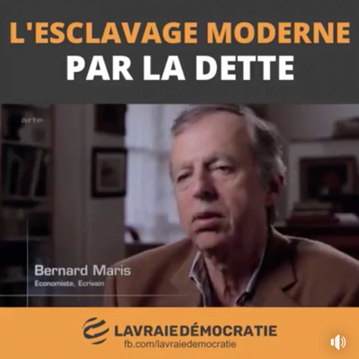 L'esclavage moderne par la dette - Bernard Maris, Economiste, Ecrivain