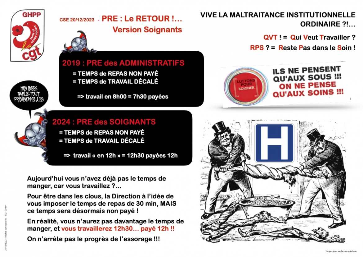 Tract - La Direction Rafle-Tout - Nos idées d'économies - Verso