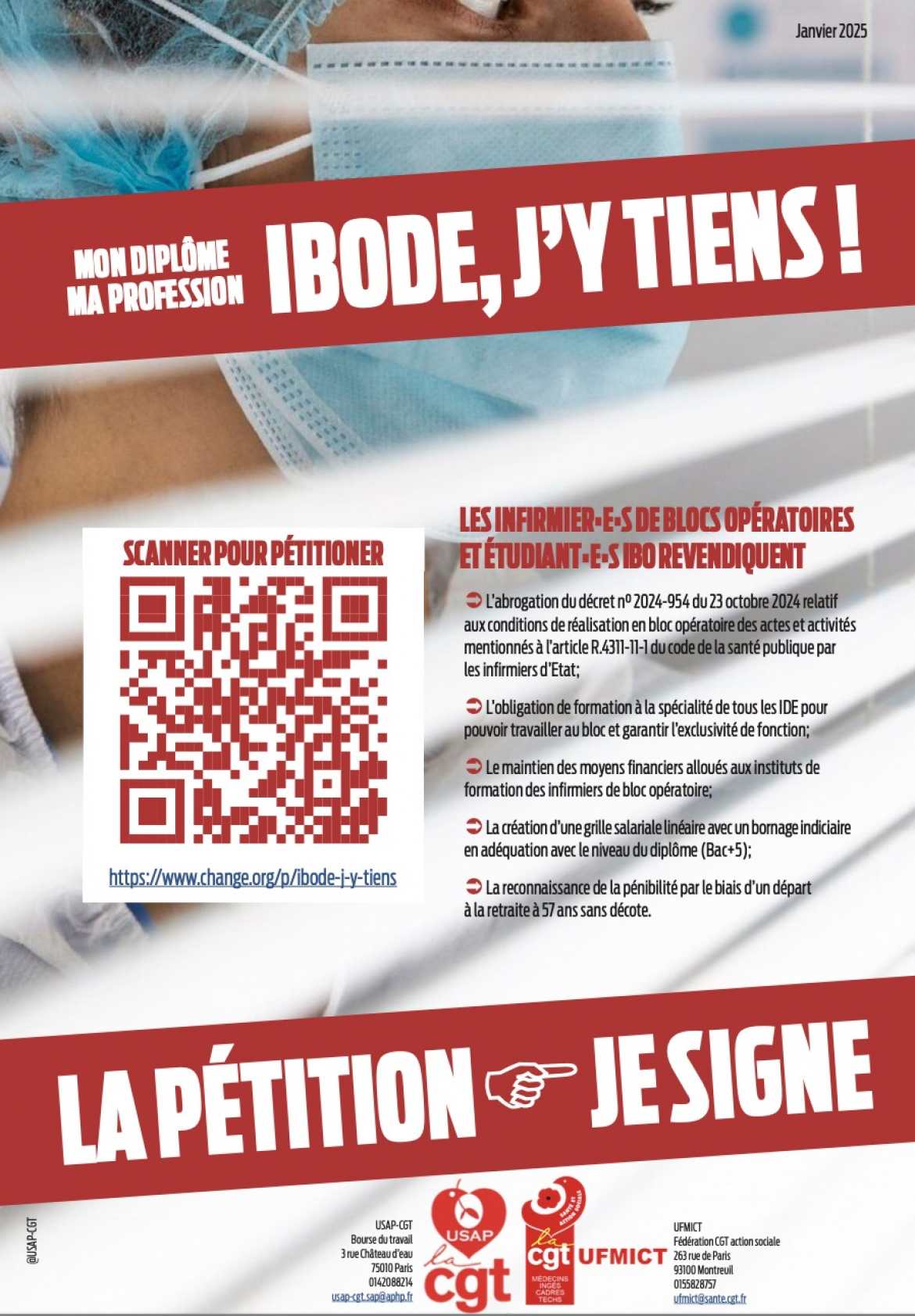 Pétition - IBODE j'y tiens !