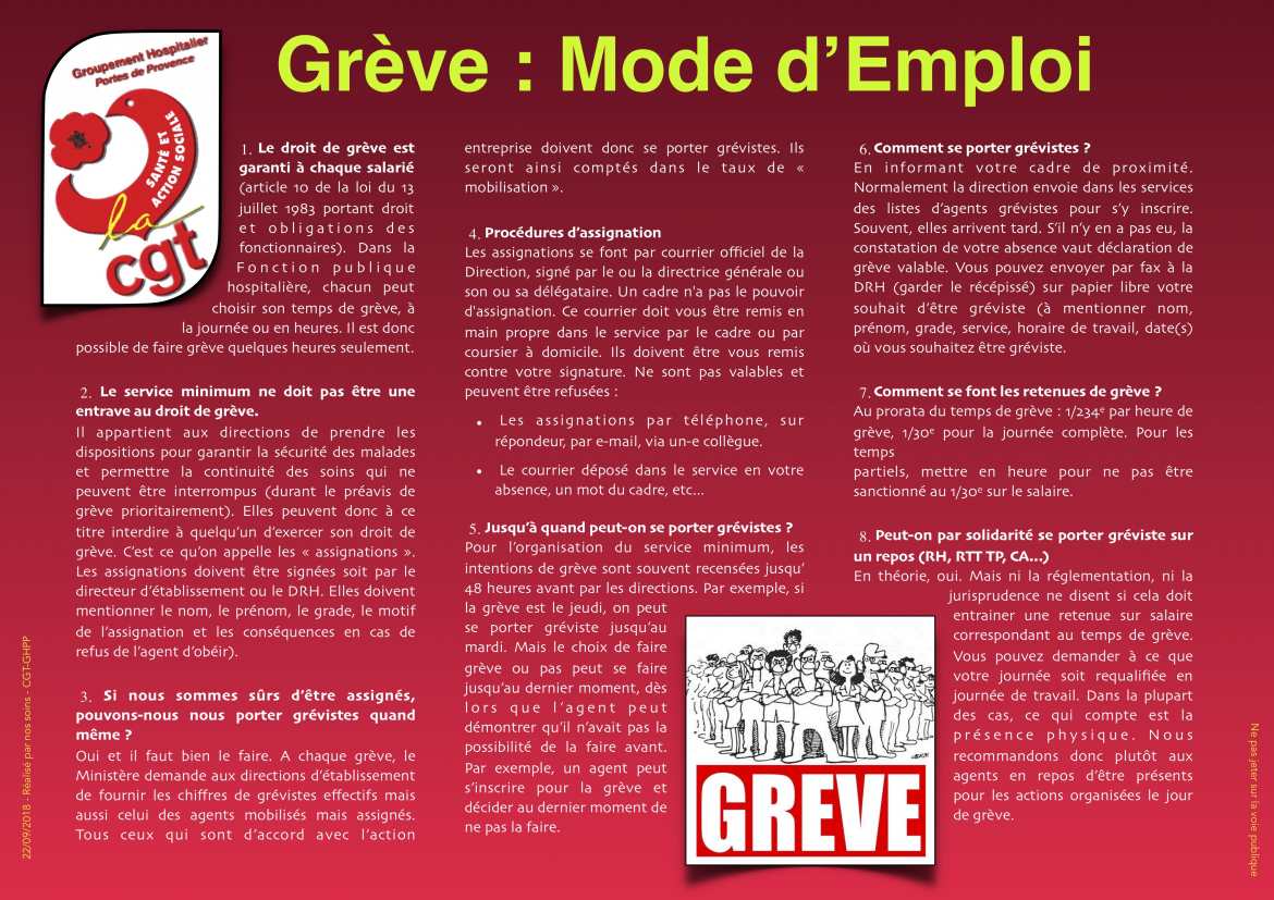 Grève : Mode d'emploi