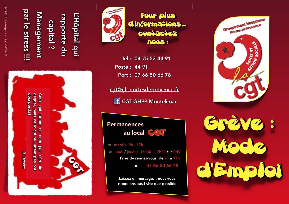 Grève Mode d'emploi - Recto