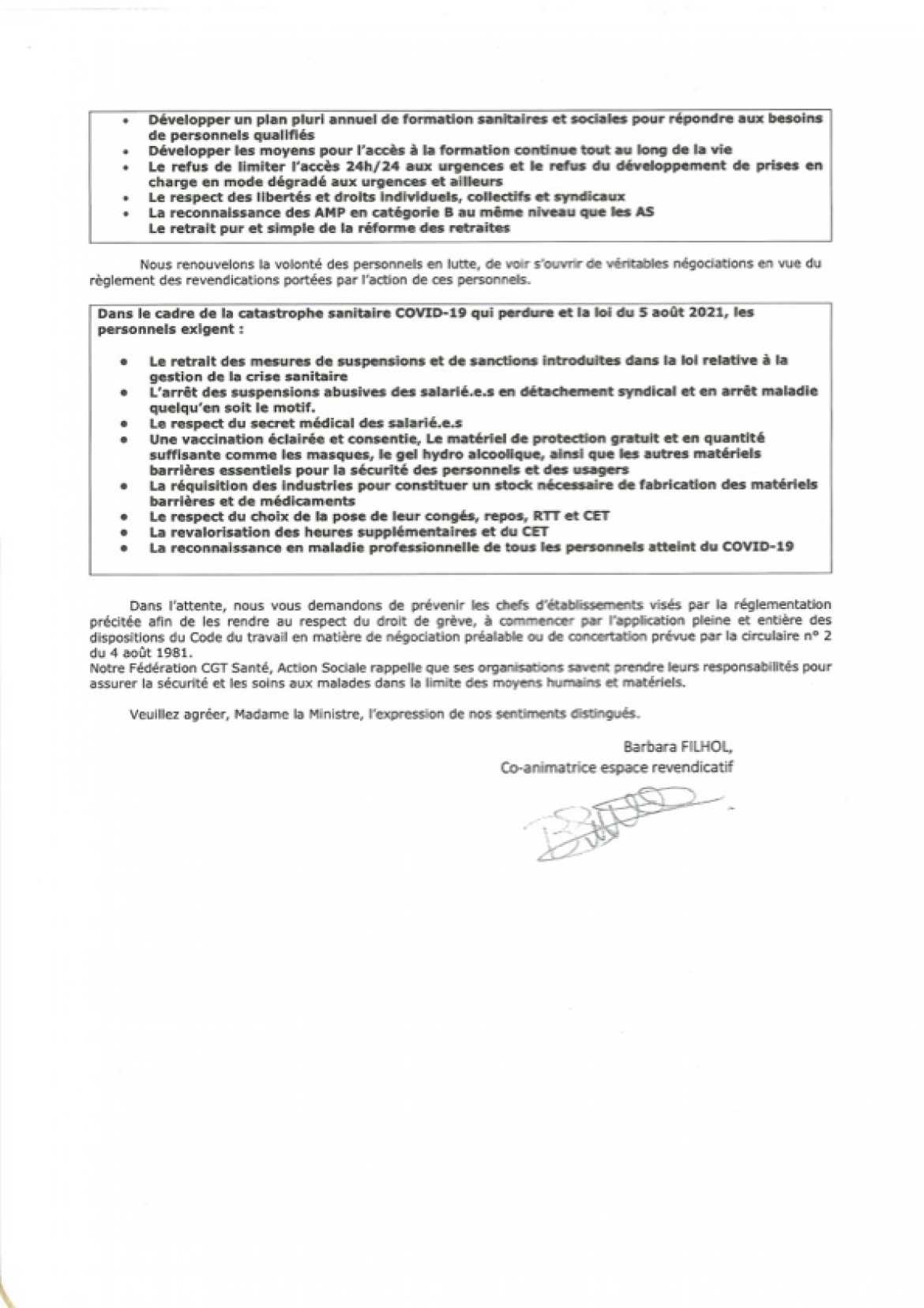 Préavis de grève journalier 29.03.24 - CGT Fédérale Santé et Action Sociale - Verso
