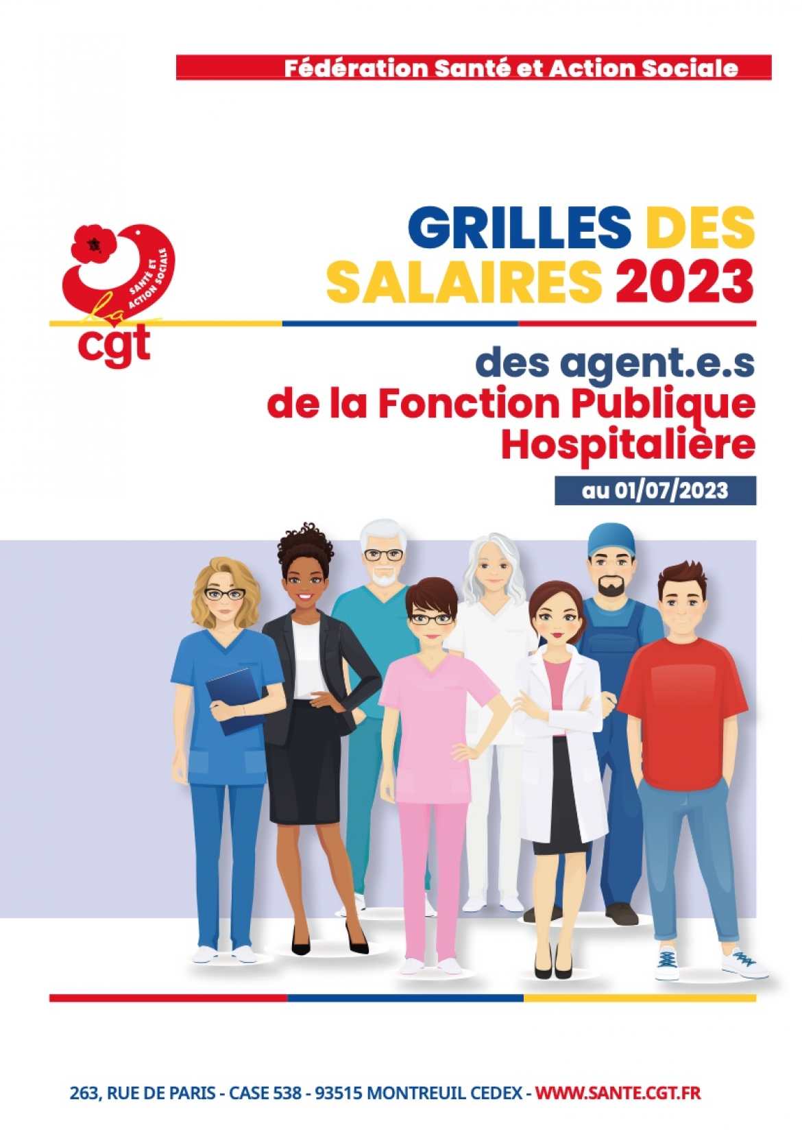 Grilles des Salaires 2023 au 1er Juillet 2023 - Cliquez sur l'image pour accéder au contenu