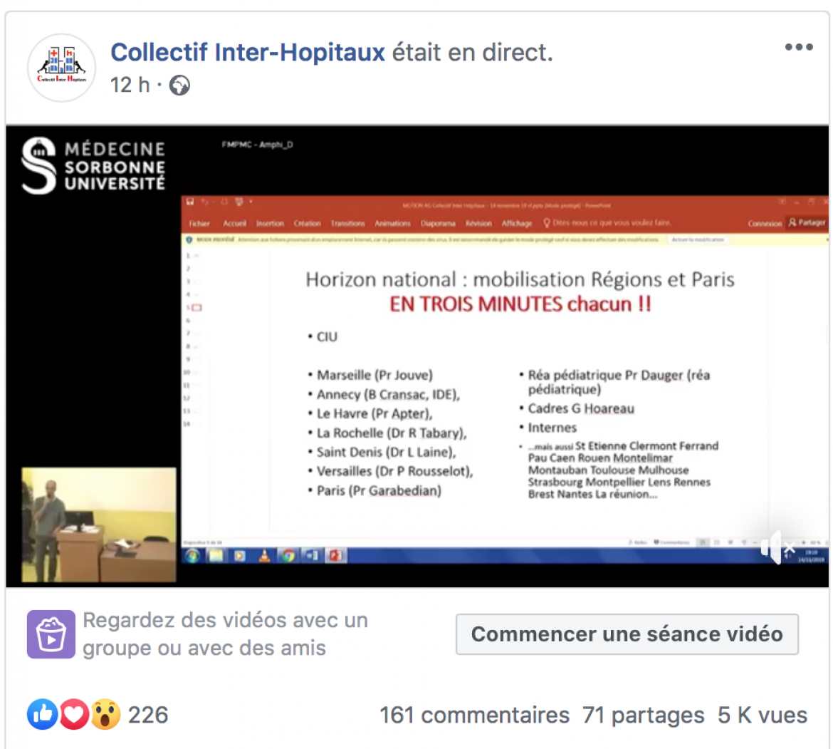 AG CIH à Paris - 14/11/19 - 18:30