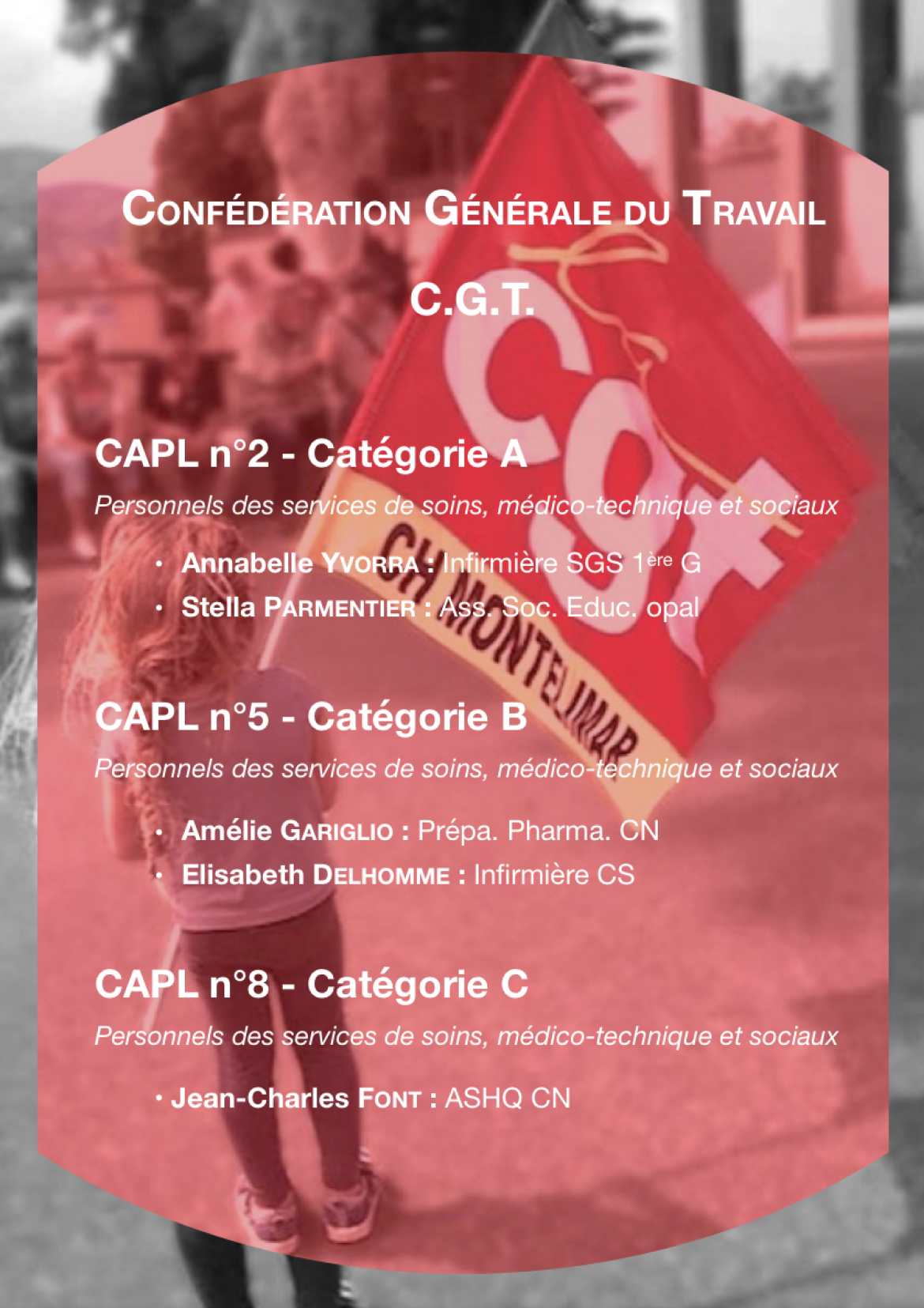 Vos représentants CGT-GHPP lors des CAPL