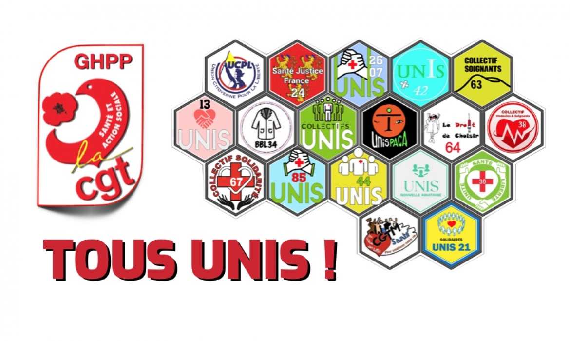 CGT-GHPP rejoint l'appel des Collectifs Unis