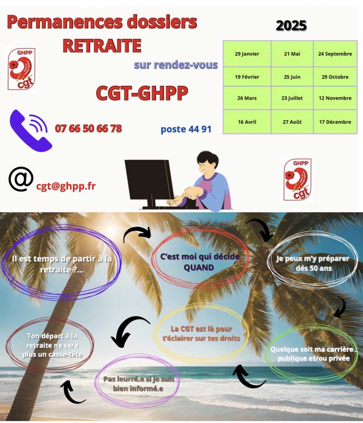 Tract Permanence Dossiers Retraite - 2025