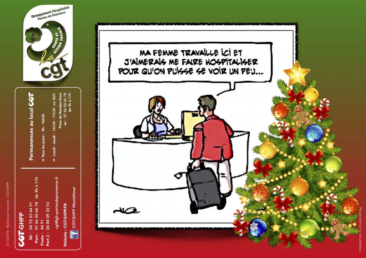 « Ma femme travaille à l’hôpital », mais cela vaut aussi pour les maris qui travaillent à l'hôpital !!!