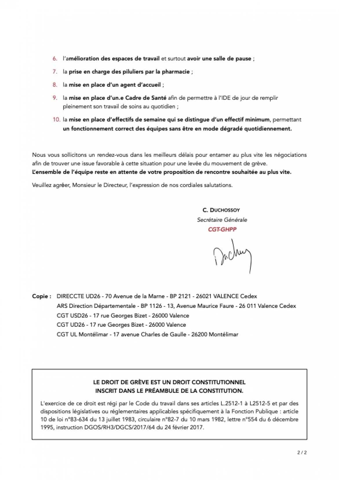 Préavis de grève - EHPAD Manoudière - Sept 2023 -2/2