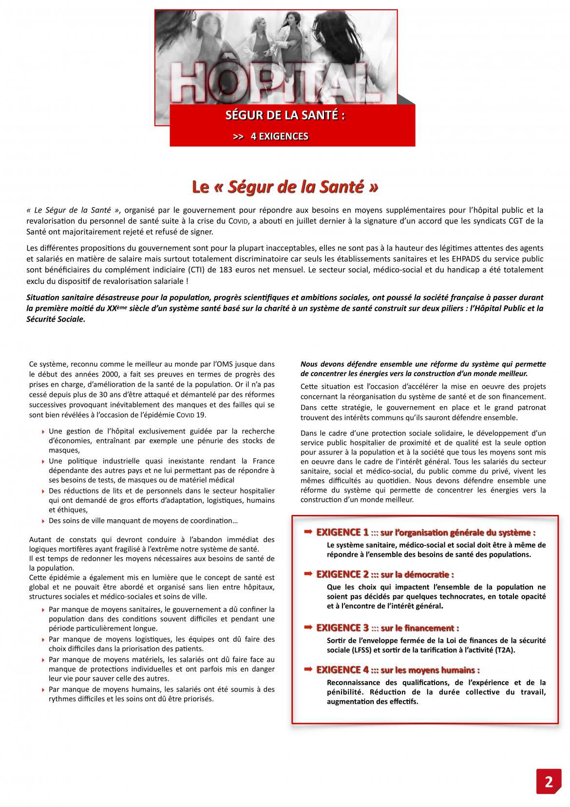 Bulletin d'Informations N° Spécial ::: Ségur de la Santé - p.2