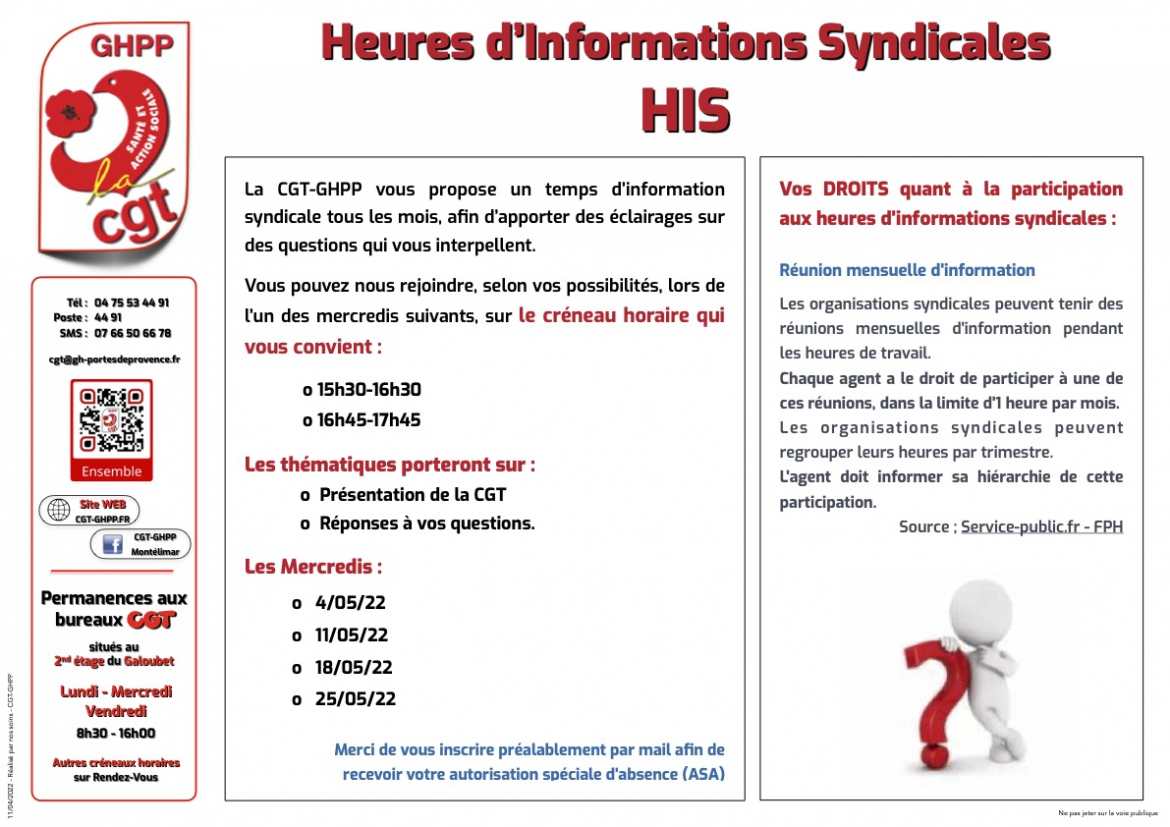 Tract HIS - CGT-GHPP - Mai 2022