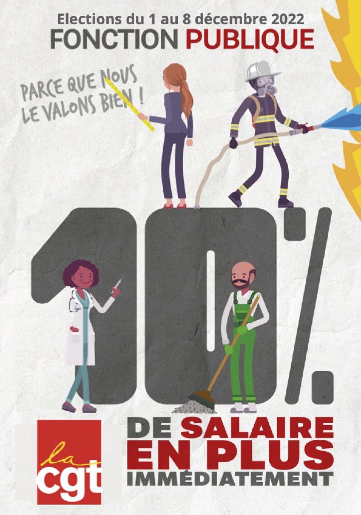 10% de SALAIRE en PLUS