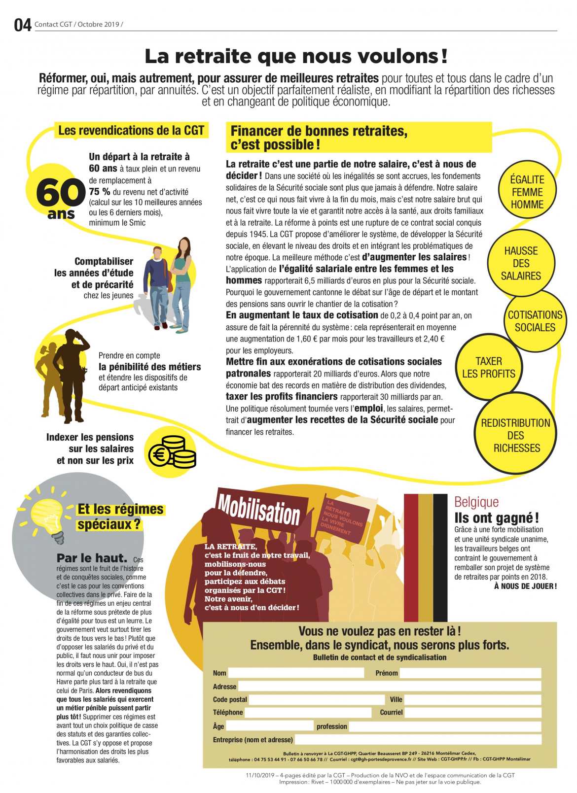 « La retraite en danger, tous concernés ! » - p.4