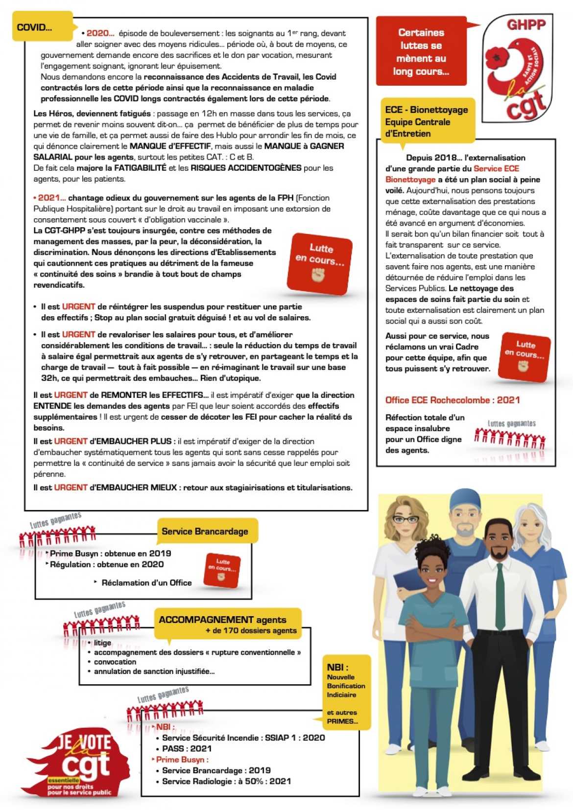 La CGT-GHPP… en 4 ans … Rétrospective - p.3